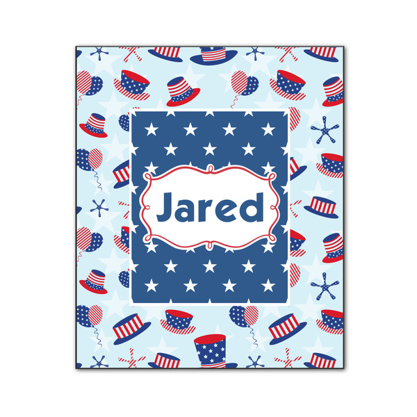 Custom Patriotic Celebration Wood Print - 20x24 (Personalized)