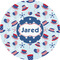 Patriotic Celebration 3" Multipurpose Round Labels - Single Sticker