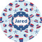 Patriotic Celebration 5" Multipurpose Round Label - Single Sticker