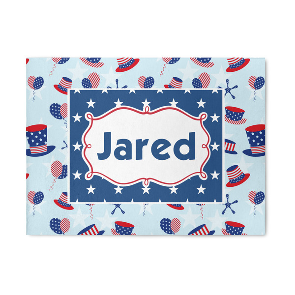 Custom Patriotic Celebration 5' x 7' Patio Rug (Personalized)