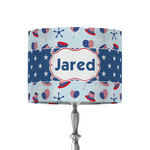 Patriotic Celebration 8" Drum Lamp Shade - Fabric (Personalized)