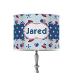 Patriotic Celebration 8" Drum Lamp Shade - Poly-film (Personalized)