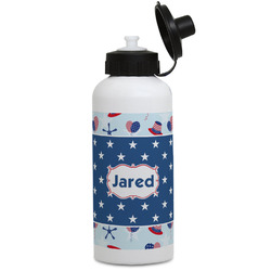 Patriotic Celebration Water Bottles - Aluminum - 20 oz - White (Personalized)