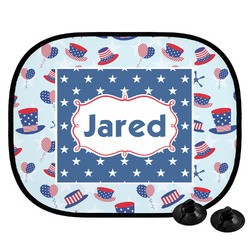 Patriotic Celebration Car Side Window Sun Shade (Personalized)