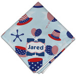 Patriotic Celebration Cloth Dinner Napkin - Single w/ Name or Text