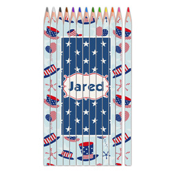 Patriotic Celebration Colored Pencils (Personalized)