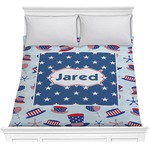 Patriotic Celebration Comforter - Full / Queen (Personalized)