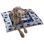 Patriotic Celebration Dog Bed - Large w/ Name or Text