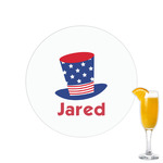 Patriotic Celebration Printed Drink Topper - 2.15" (Personalized)