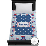 Patriotic Celebration Duvet Cover - Twin XL (Personalized)