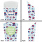 Patriotic Celebration French Fry Favor Box - Front & Back View