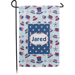 Patriotic Celebration Garden Flag (Personalized)