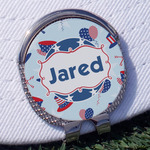 Patriotic Celebration Golf Ball Marker - Hat Clip