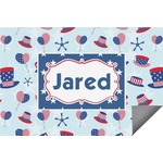 Patriotic Celebration Indoor / Outdoor Rug - 4'x6' (Personalized)