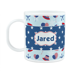 Patriotic Celebration Plastic Kids Mug (Personalized)