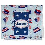 Patriotic Celebration Kitchen Towel - Poly Cotton w/ Name or Text