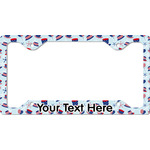 Patriotic Celebration License Plate Frame - Style C (Personalized)