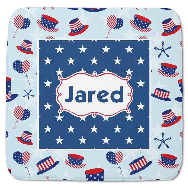 Custom Patriotic Celebration Memory Foam Bath Mat - 48"x48" (Personalized)