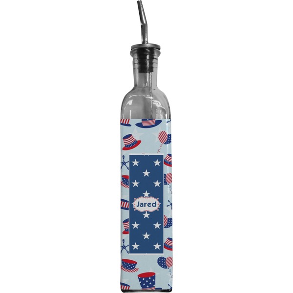 Custom Patriotic Celebration Oil Dispenser Bottle (Personalized)