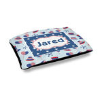 Patriotic Celebration Outdoor Dog Bed - Medium (Personalized)