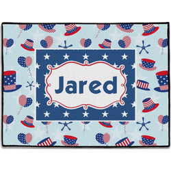 Patriotic Celebration Door Mat - 24"x18" (Personalized)