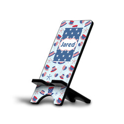 Patriotic Celebration Cell Phone Stand (Large) w/ Name or Text