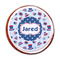 Patriotic Celebration Printed Icing Circle - Medium - On Cookie