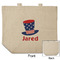 Patriotic Celebration Reusable Cotton Grocery Bag - Front & Back View