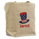 Patriotic Celebration Reusable Cotton Grocery Bag - Single (Personalized)