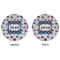 Patriotic Celebration Round Linen Placemats - APPROVAL (double sided)