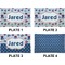 Patriotic Celebration Set of Rectangular Dinner Plates (Approval)