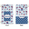 Patriotic Celebration Small Laundry Bag - Front & Back View