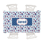 Patriotic Celebration Tablecloth - 58"x102" (Personalized)