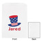 Patriotic Celebration White Treat Bag - Front & Back View