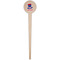 Patriotic Celebration Wooden 4" Food Pick - Round - Single Pick