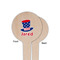 Patriotic Celebration Wooden 4" Food Pick - Round - Single Sided - Front & Back