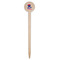 Patriotic Celebration Wooden 6" Food Pick - Round - Single Pick