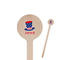 Patriotic Celebration Wooden 6" Stir Stick - Round - Closeup