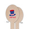 Patriotic Celebration Wooden Food Pick - Oval - Single Sided - Front & Back