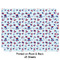 Patriotic Celebration Wrapping Paper Sheet - Double Sided - Front