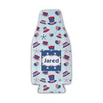 Patriotic Celebration Zipper Bottle Cooler (Personalized)