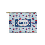 Patriotic Celebration Zipper Pouch - Small - 8.5"x6" (Personalized)