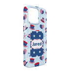 Patriotic Celebration iPhone Case - Plastic - iPhone 13 Pro (Personalized)