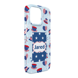 Patriotic Celebration iPhone Case - Plastic - iPhone 13 Pro Max (Personalized)