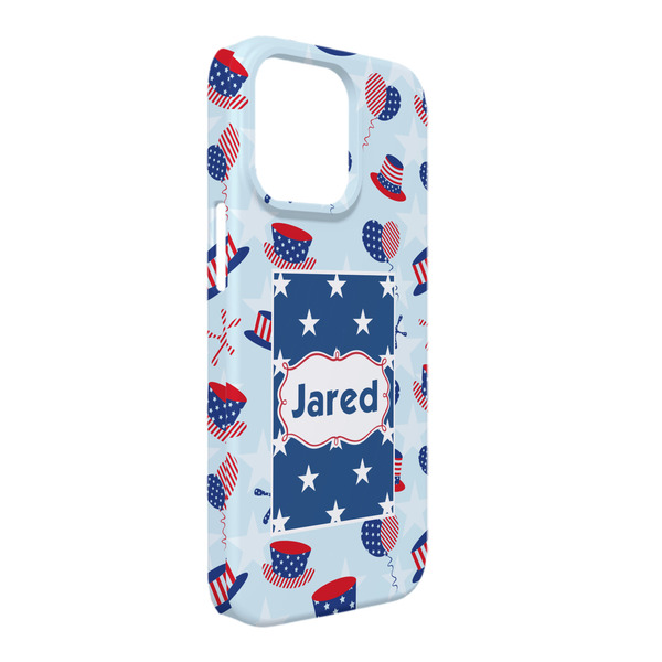 Custom Patriotic Celebration iPhone Case - Plastic - iPhone 13 Pro Max (Personalized)