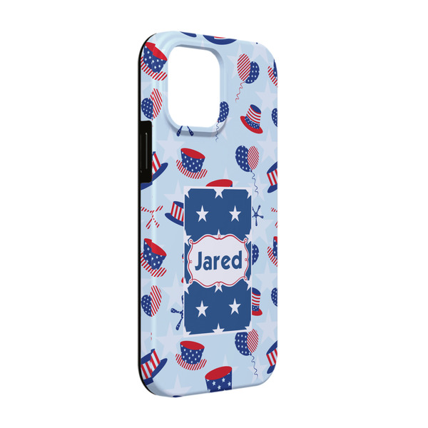 Custom Patriotic Celebration iPhone Case - Rubber Lined - iPhone 13 Pro (Personalized)