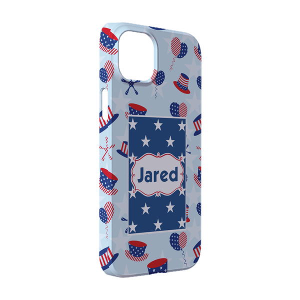 Custom Patriotic Celebration iPhone Case - Plastic - iPhone 14 (Personalized)