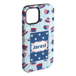 Patriotic Celebration iPhone Case - Rubber Lined - iPhone 15 Pro Max (Personalized)