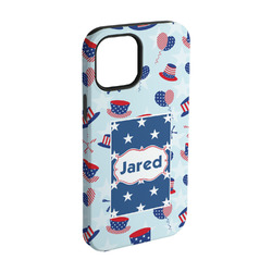 Patriotic Celebration iPhone Case - Rubber Lined - iPhone 15 Pro (Personalized)