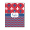 Patriotic Fleur de Lis 11x14 Wood Print - Front View